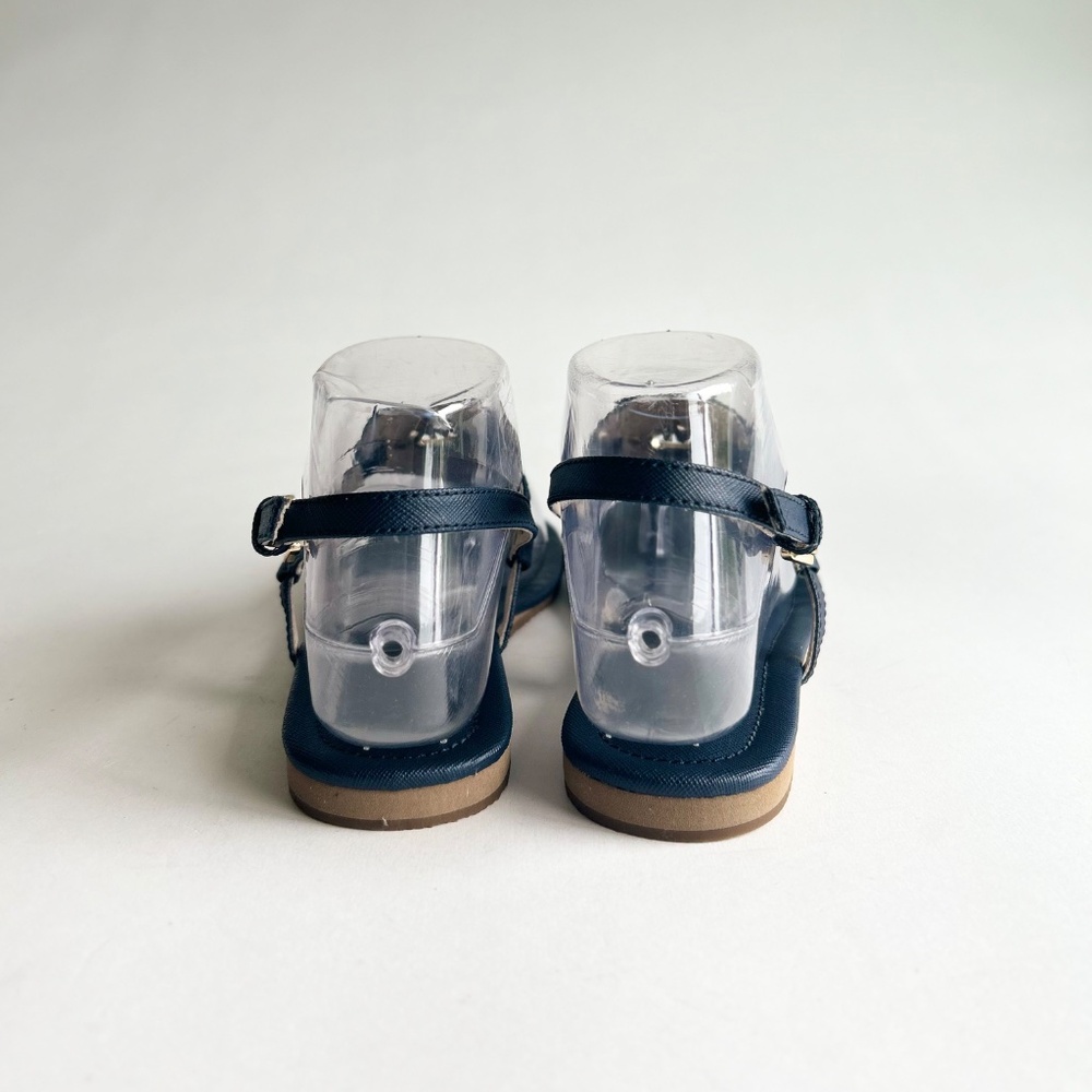 New Michael Kors Navy Crossgrain Leather Sandals size 7 - Picture 7 of 15